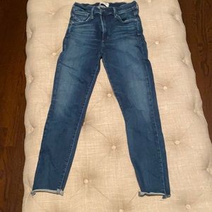 Agolde mid-rise cropped skinny jeans size 27